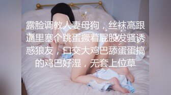 露脸调教人妻母狗，丝袜高跟逼里塞个跳蛋撅着屁股发骚诱惑狼友，口交大鸡巴舔蛋蛋搞的鸡巴好湿，无套上位草