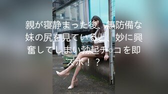 親が寝静まった後、無防備な妹の尻を見ていると、妙に興奮してしまい勃起チ○コを即ズボ！？